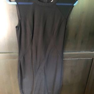Banana republic LBD with sheer shoulders